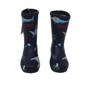 Joules Boy's Jnr Roll Up Rain Boot Size 9